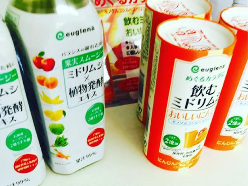 ユーグレナ果実スムージー&おいしいにんじんジュース